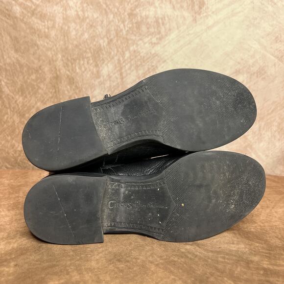 Circus by Sam Edelman Randi Knee High Black Leather Riding Boots Women's 8.5 Y2K - Picture 5 of 13